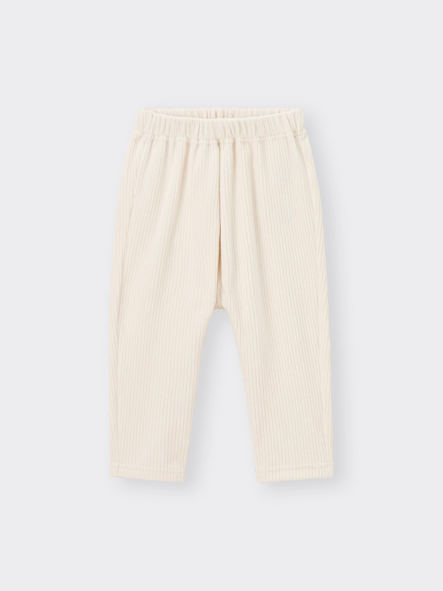 GU公式 | BABY(TODDLER)裏起毛サマナルパンツ(10分丈)(リブ)(キッズ)