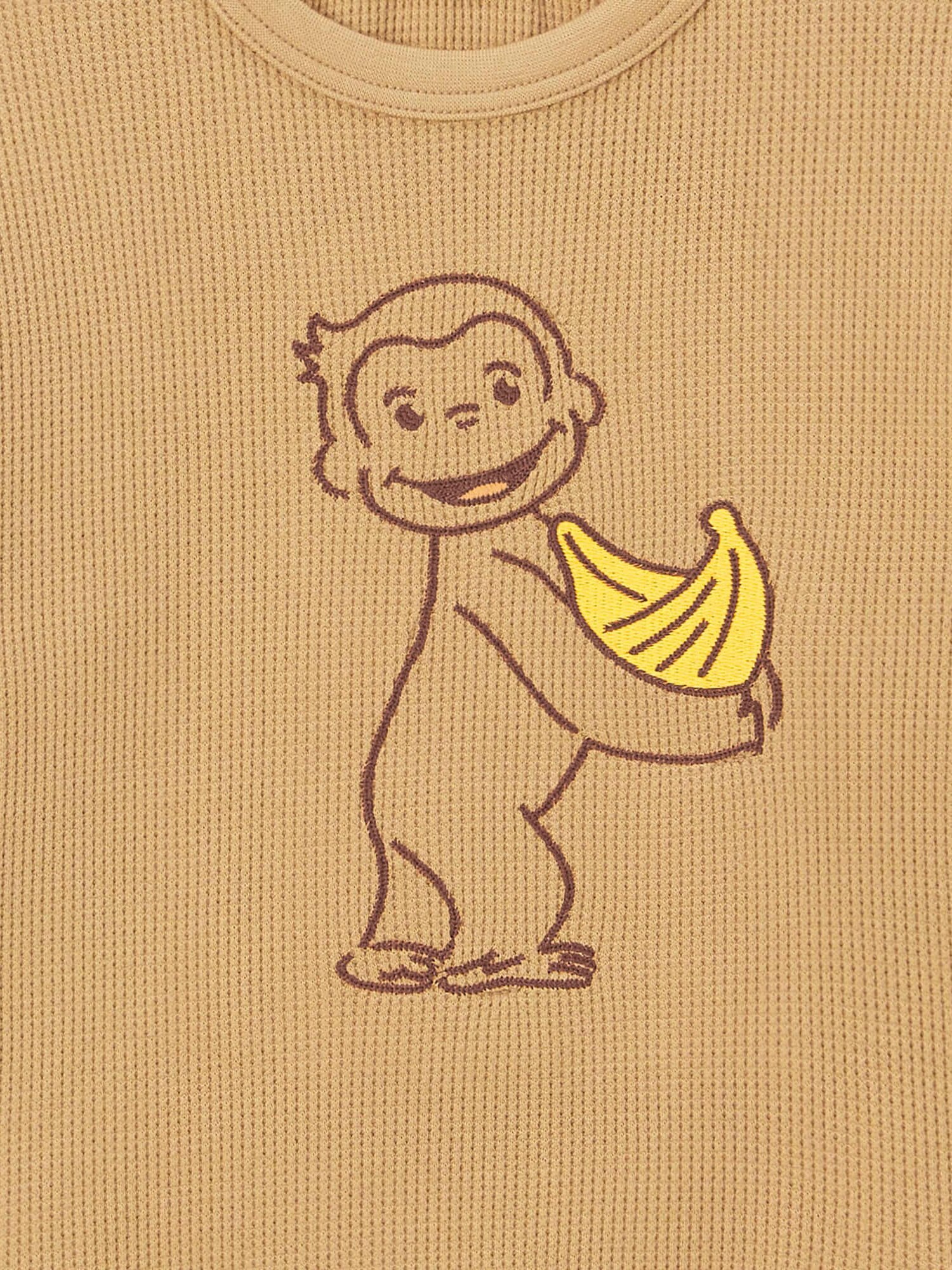 GU公式 | BABY(TODDLER)カンタンT(長袖) Curious George