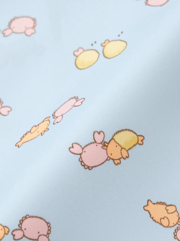 KIDS(男女兼用)サテンパジャマ(半袖&ショートパンツ) NANDEMOIKIMONO