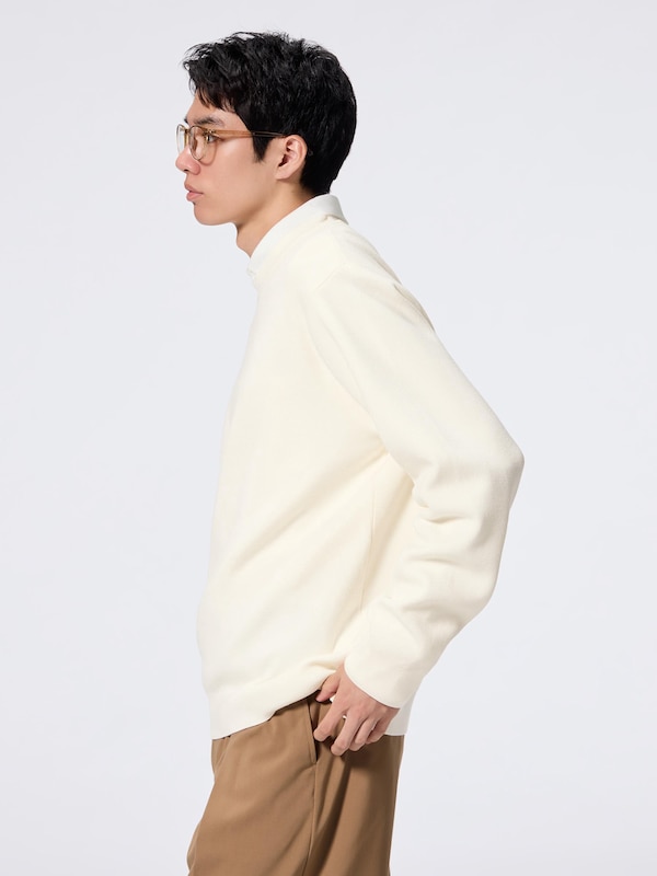 スムースニットクルーネックセーター