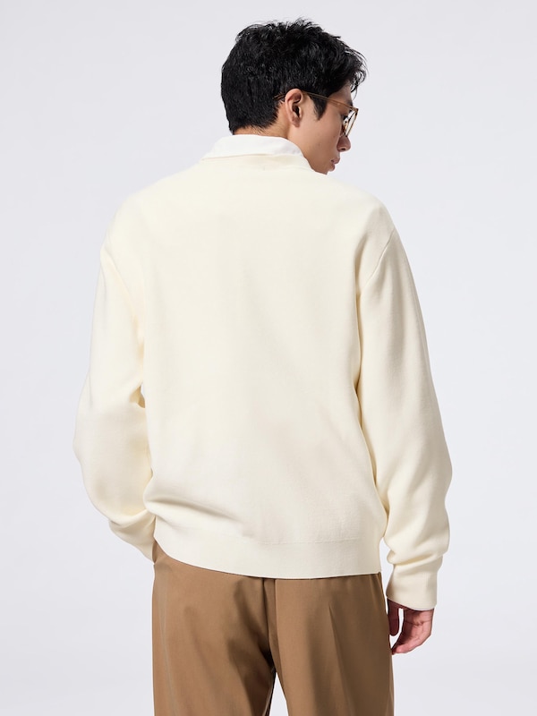 スムースニットクルーネックセーター