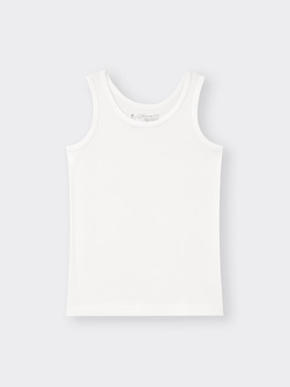 KIDS(男女兼用)ドライコットンタンクトップ 【KIDS・TEEN】 【キッズ インナー・下着】【GU公式/ジーユー】 【OFF WHITE】 KIDS(男女兼用)ドライコットンタンクトップ 【KIDS・TEEN】 【キッズ インナー・下着】【GU公式/ジーユー】 【OFF WHITE】