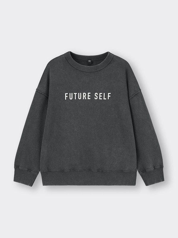 KIDS(男女兼用)ウォッシュドスウェットプルオーバー