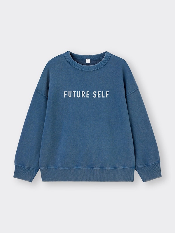 KIDS(男女兼用)ウォッシュドスウェットプルオーバー