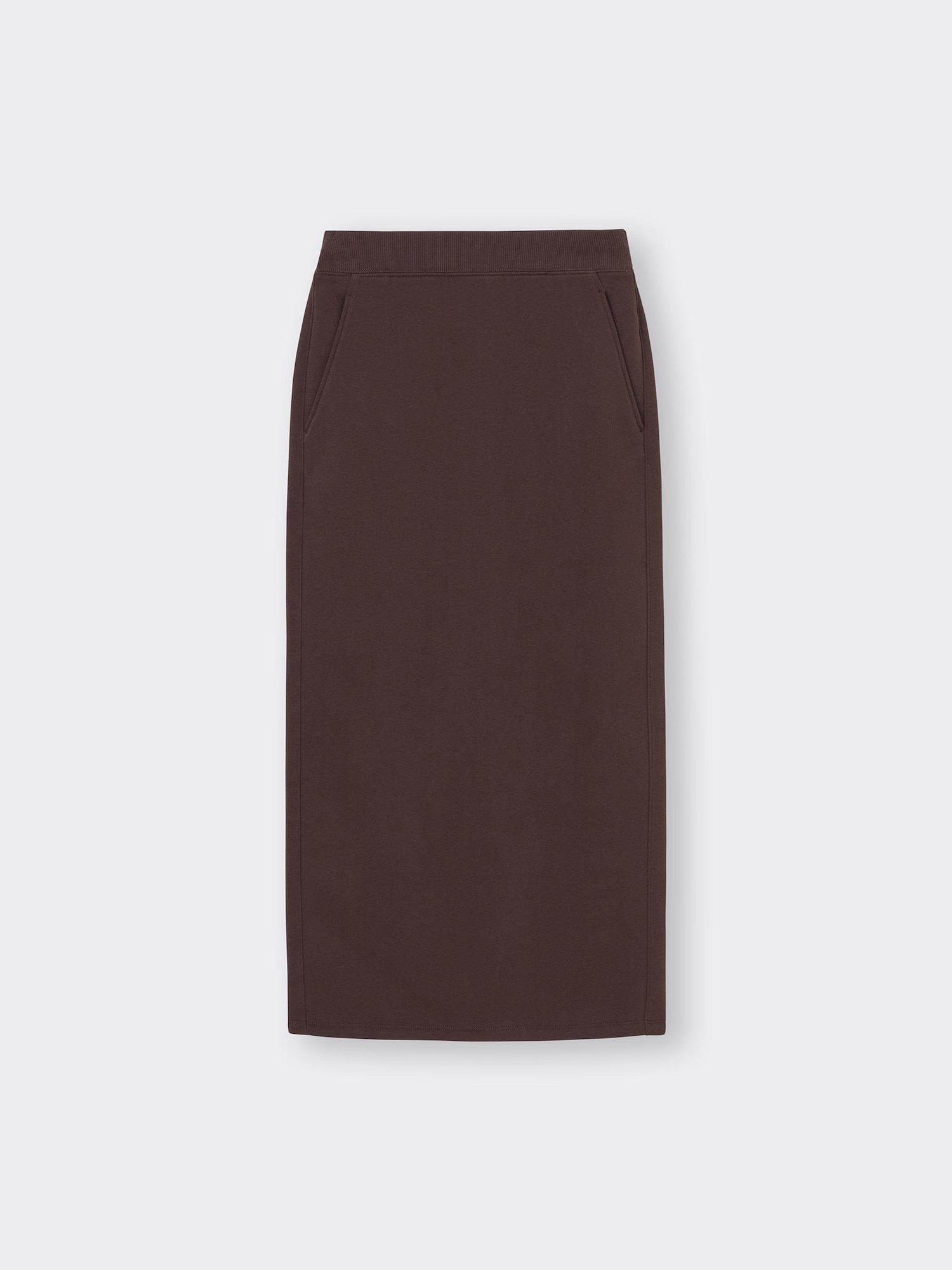 GU公式 | ヘビーウェイトスウェットナロースカート+EC(丈長め