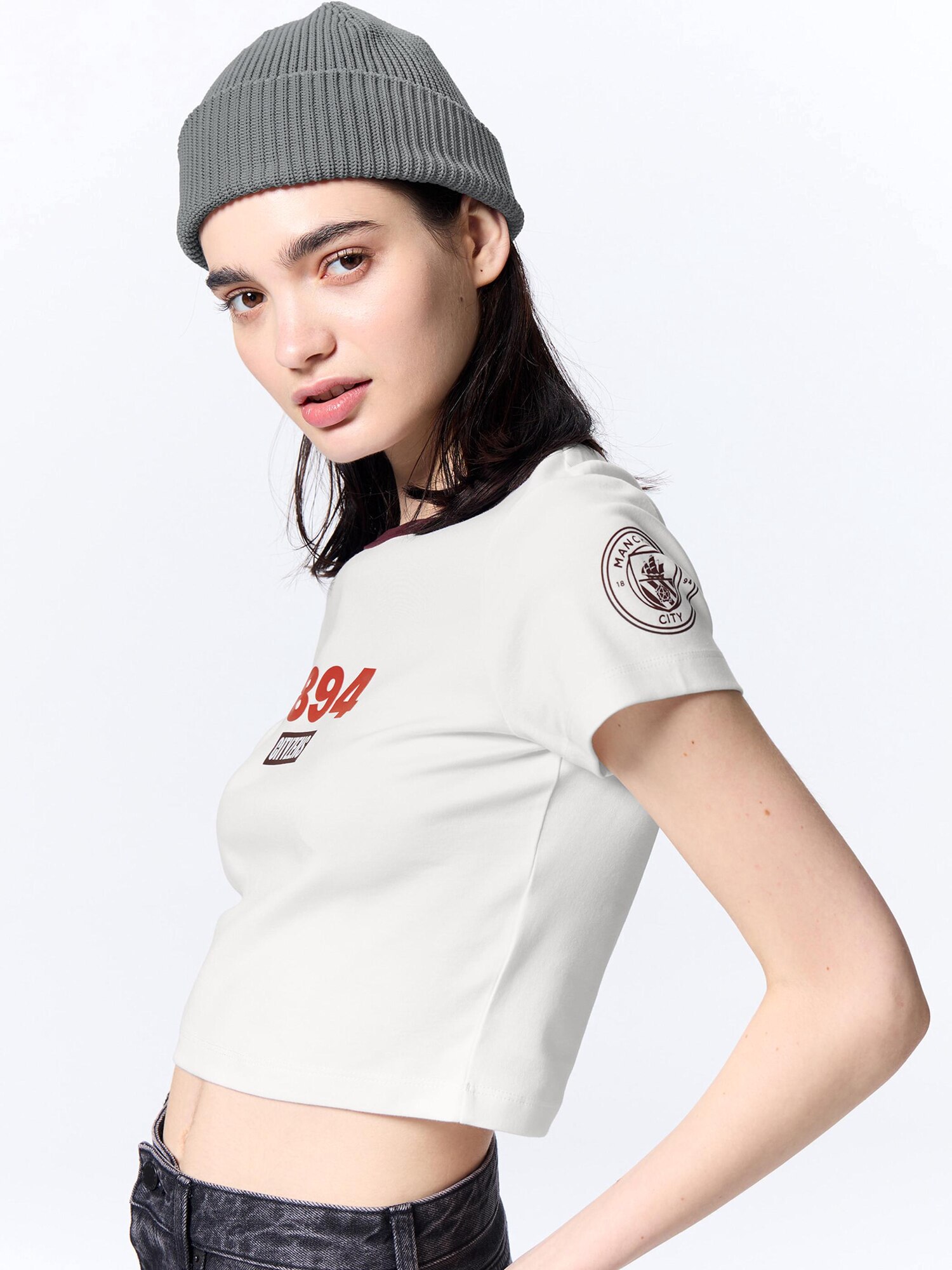 GU マンチェスターシティ コラボ バイカラーT XL