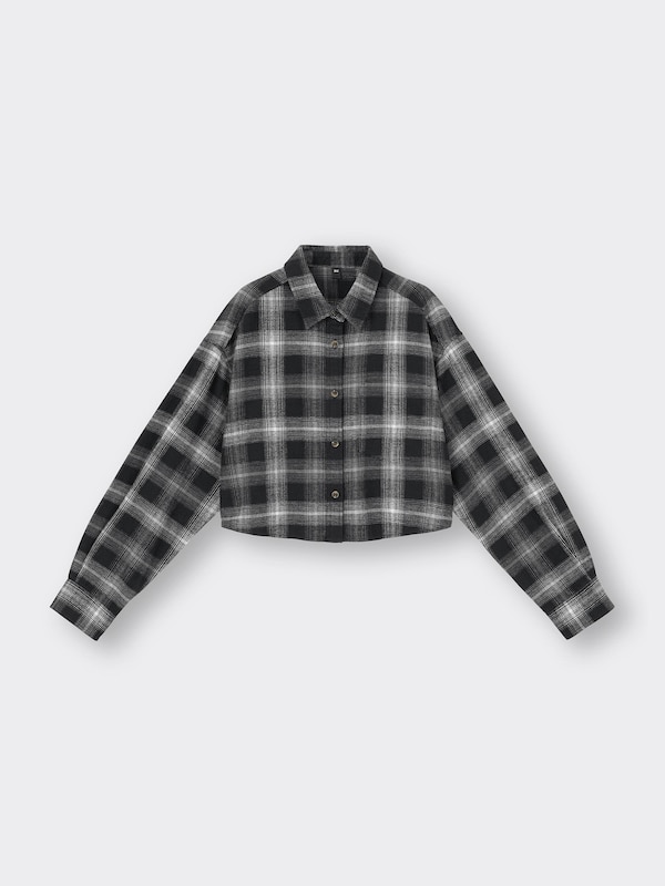 フランネルショートシャツ