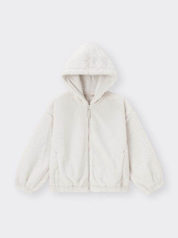 GIRLSファーリーフーディパーカ