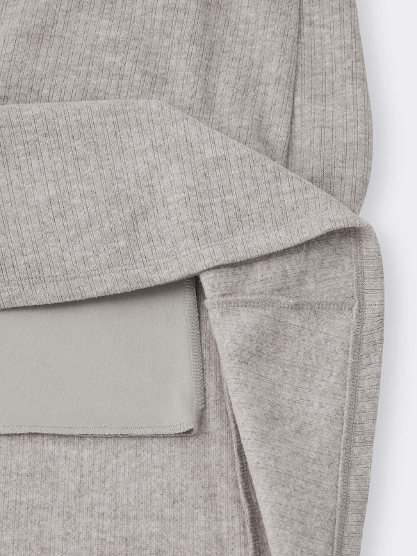 ブラッシュドリブフレアスカートZ+E