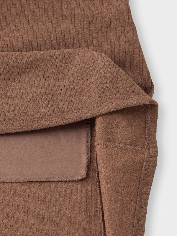 ブラッシュドリブフレアスカートZ+E