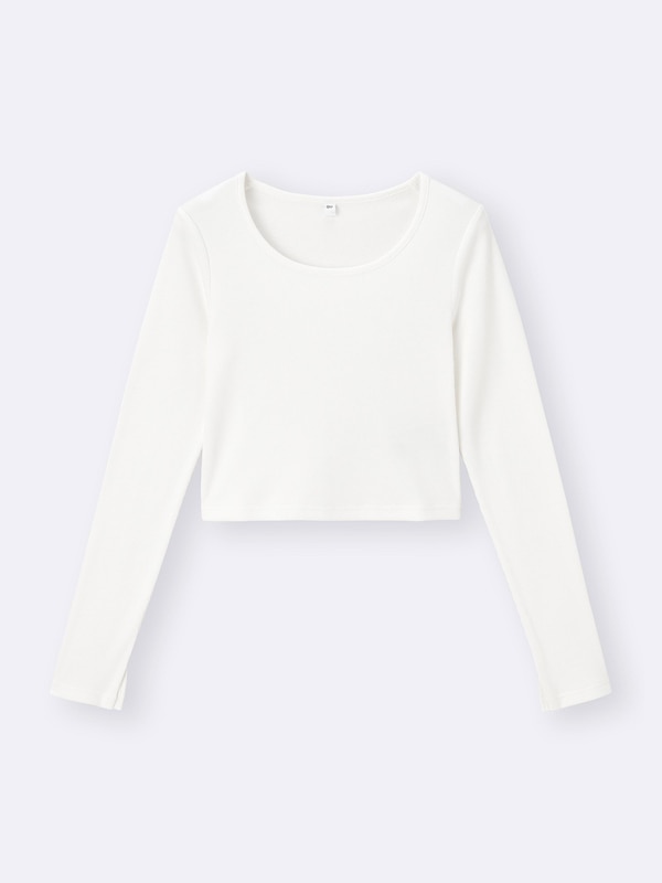 リブクロップドT(長袖)
