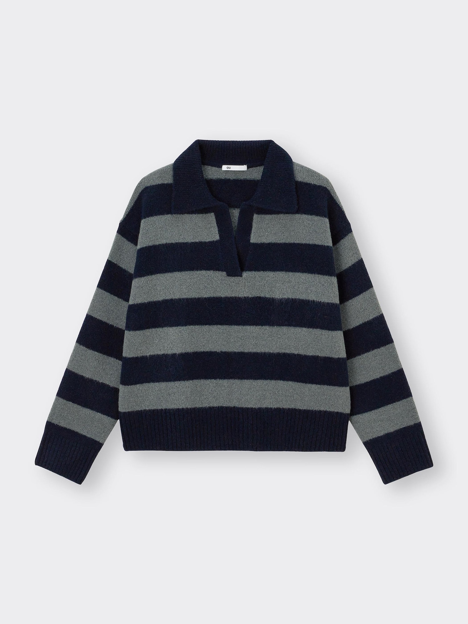 sm ☆様確認用 GU公式 | パフィータッチスキッパーボーダーセーター