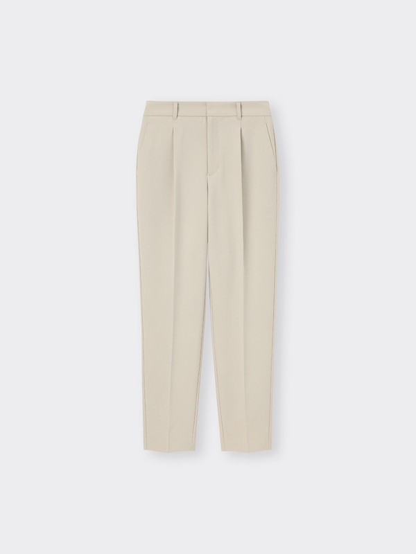 タックテーパードパンツ+EC(丈長め73.0cm)