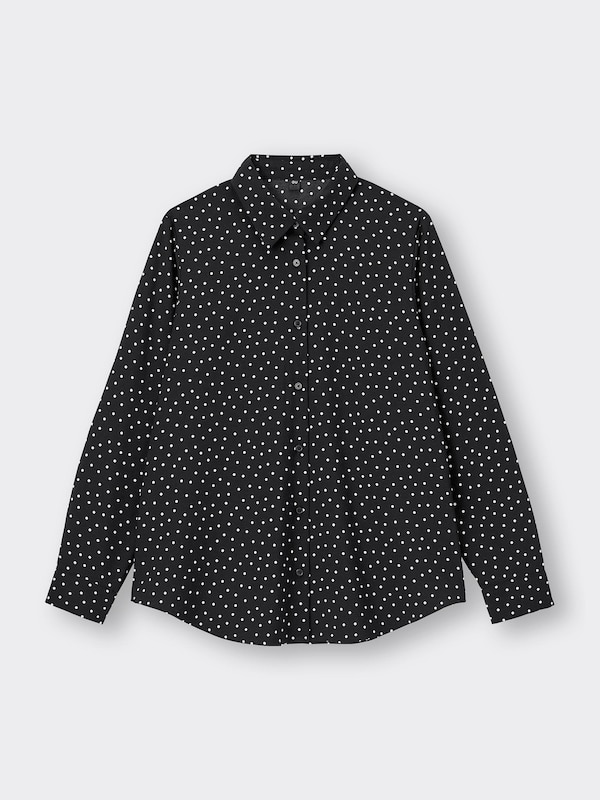 ドレープドットシャツZ+E