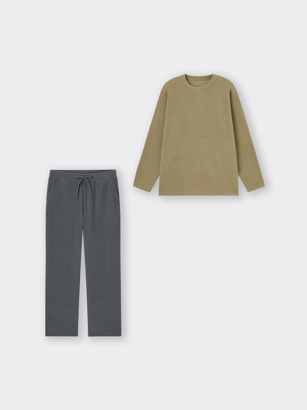 フリースラウンジセット(長袖&ロングパンツ)