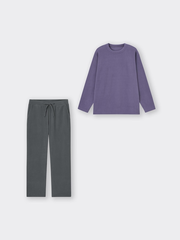 フリースラウンジセット(長袖&ロングパンツ)