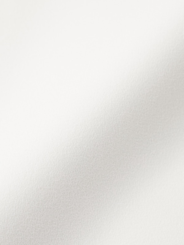 ラッフルスタンドカラーブラウス(半袖)Z+E