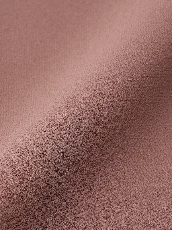 ラッフルスタンドカラーブラウス(半袖)Z+E