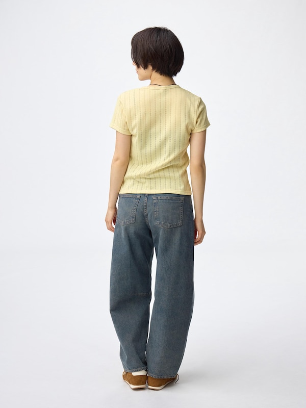 バレルレッグジーン��ズB+EC(丈短め68.0cm)(セットアップ可能)