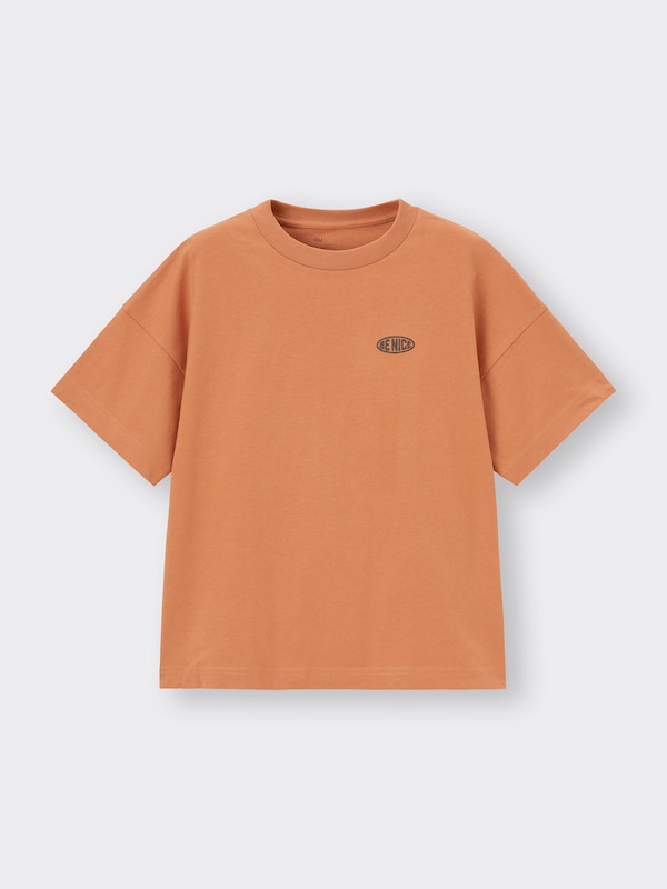 KIDS(男女兼用)コットンワンポイントT(半袖)+EC