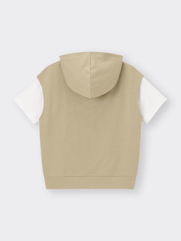 KIDS(男女兼用)2ピースベストレイヤードT(半袖)+EC