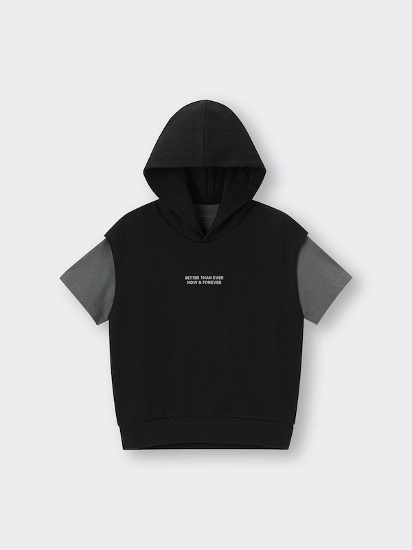 KIDS(男女兼用)2ピースベストレイヤードT(半袖)+EC