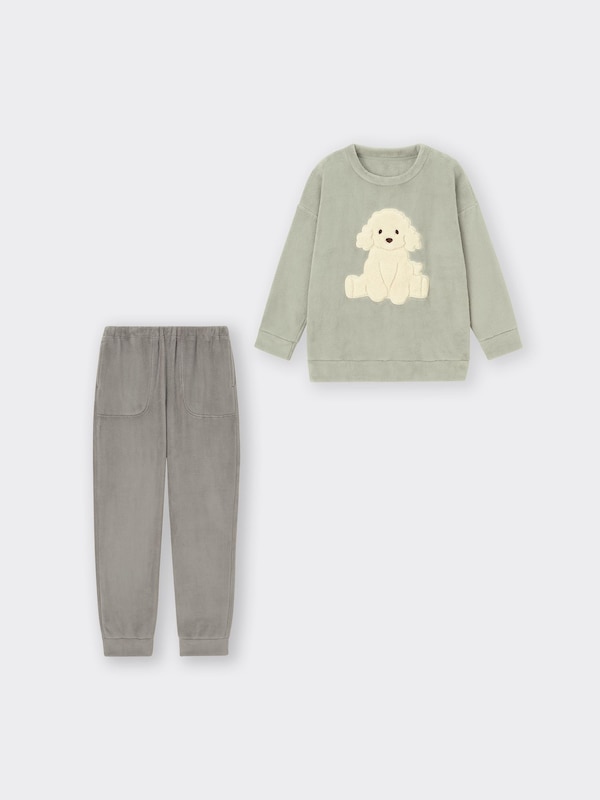 マシュマロフィールクルーネックセット(長袖)(トイプードル)