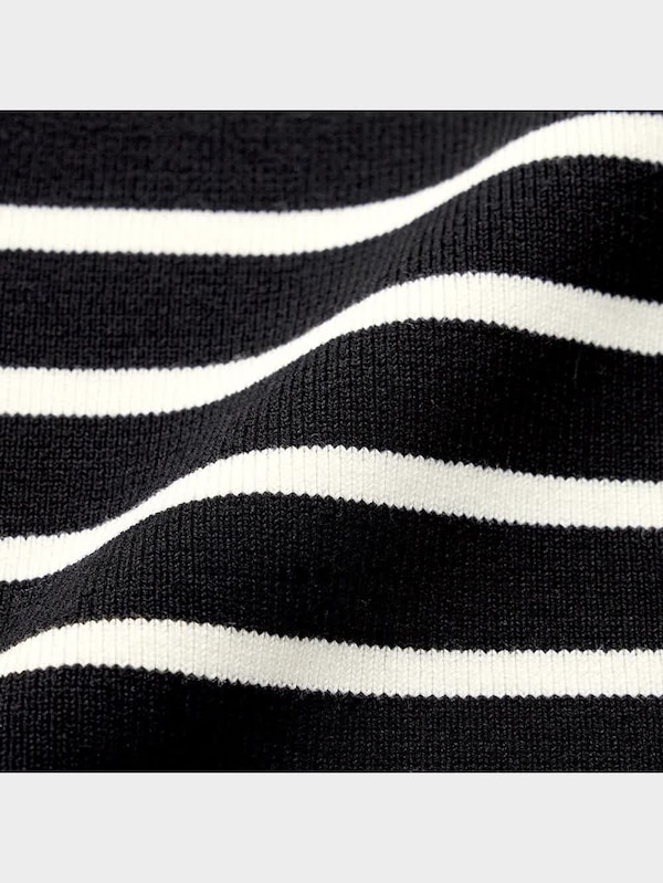 ニットクロップドタンクトップ(ボーダー)+E