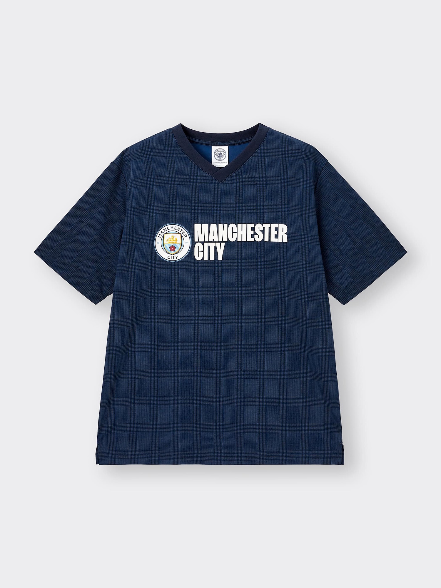 マンチェスターシティ ポリエステルシャツ　Ｌ　未使用品 GU公式 | ゲームシャツ(半袖) Manchester City Football Club