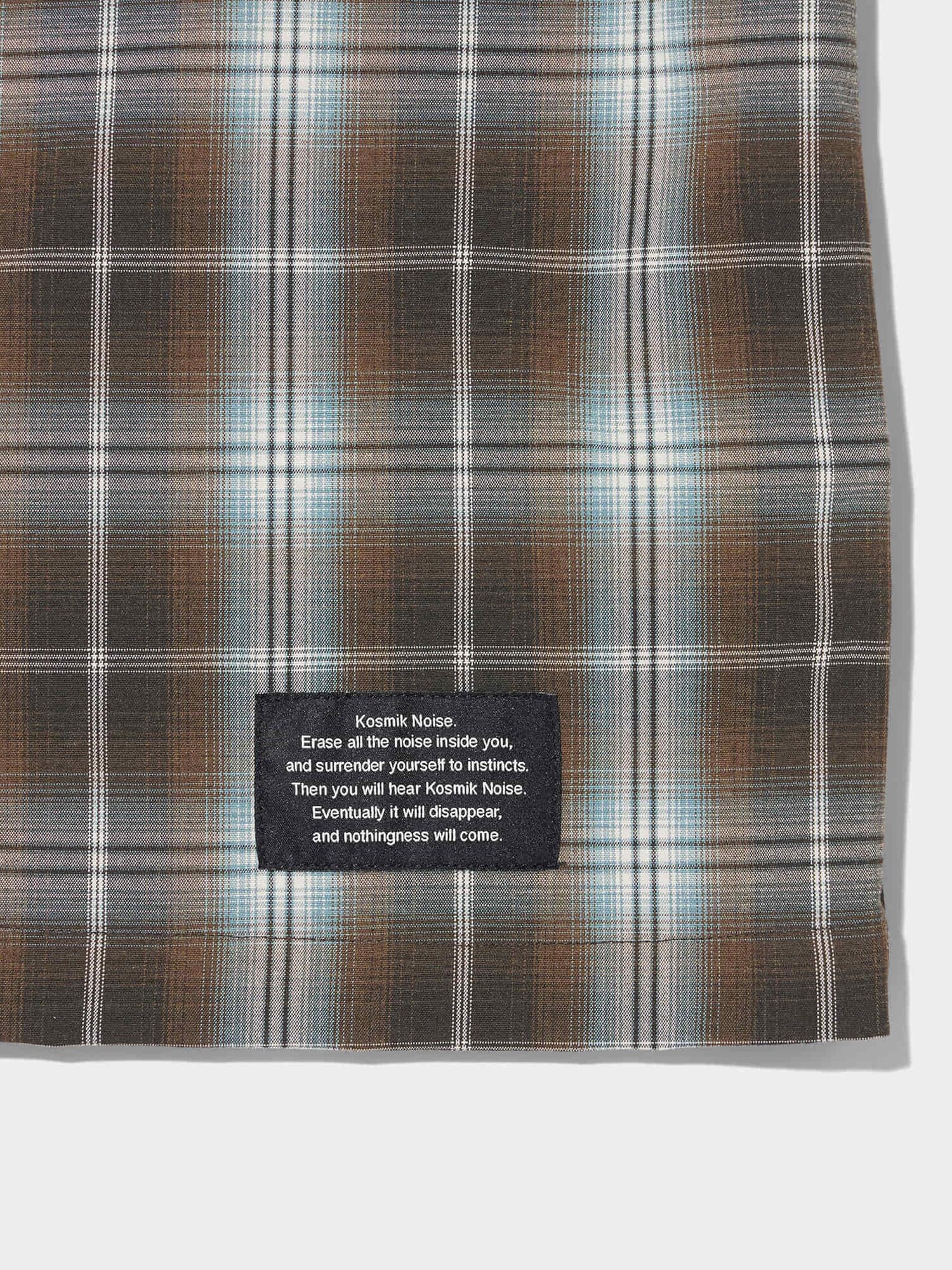 妖*精様 UNDER COVER チェックシャツ　98AW undercover x gu BROWN PLAID ZIPPER shirt L (xl) NEW | eBay