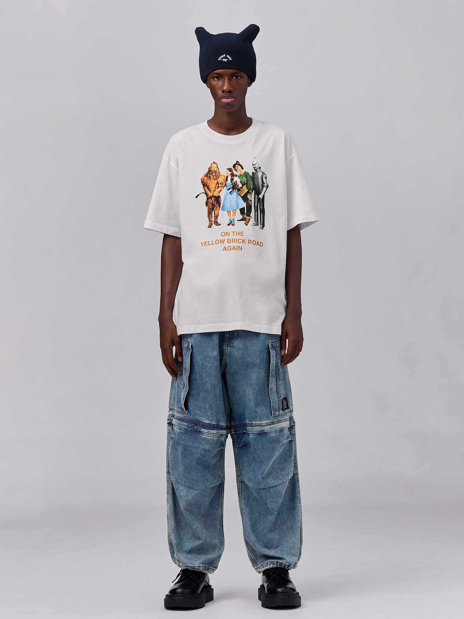 UNDERCOVER - UNDERCOVER キャラクター プリント Tシャツ 黒の