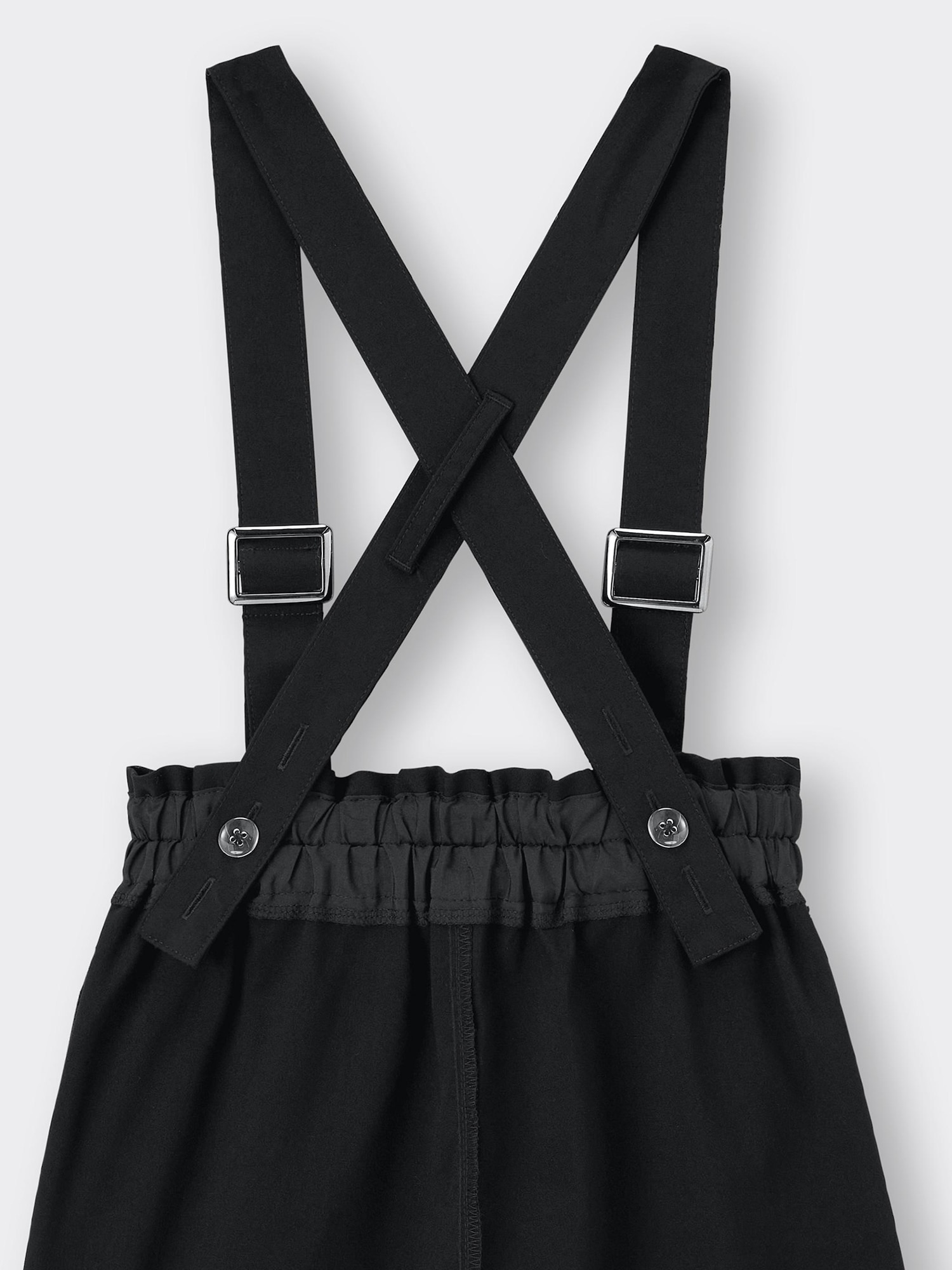 GU公式 | GIRLSサスペンダー付きワイドパンツ