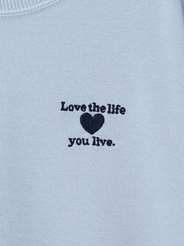 GIRLSスウェットクロップドプルオーバー(ロゴ2)