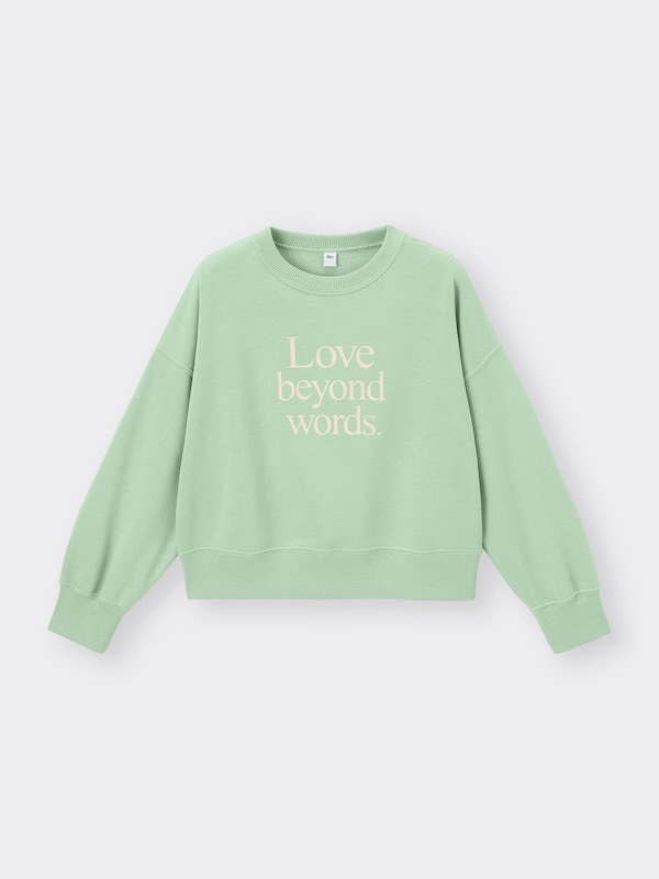 GIRLSスウェットクロップドプルオーバー(ロゴ4)