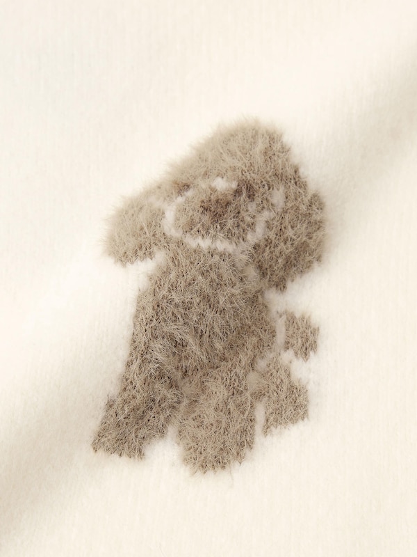 GIRLSジャカードセーター(トイプードル)