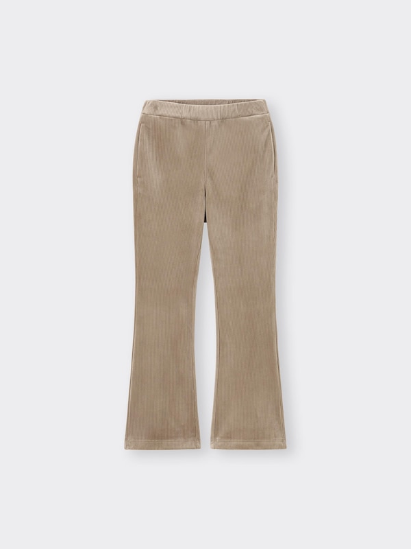 GIRLSヌクヌクニットコールフレアパンツ