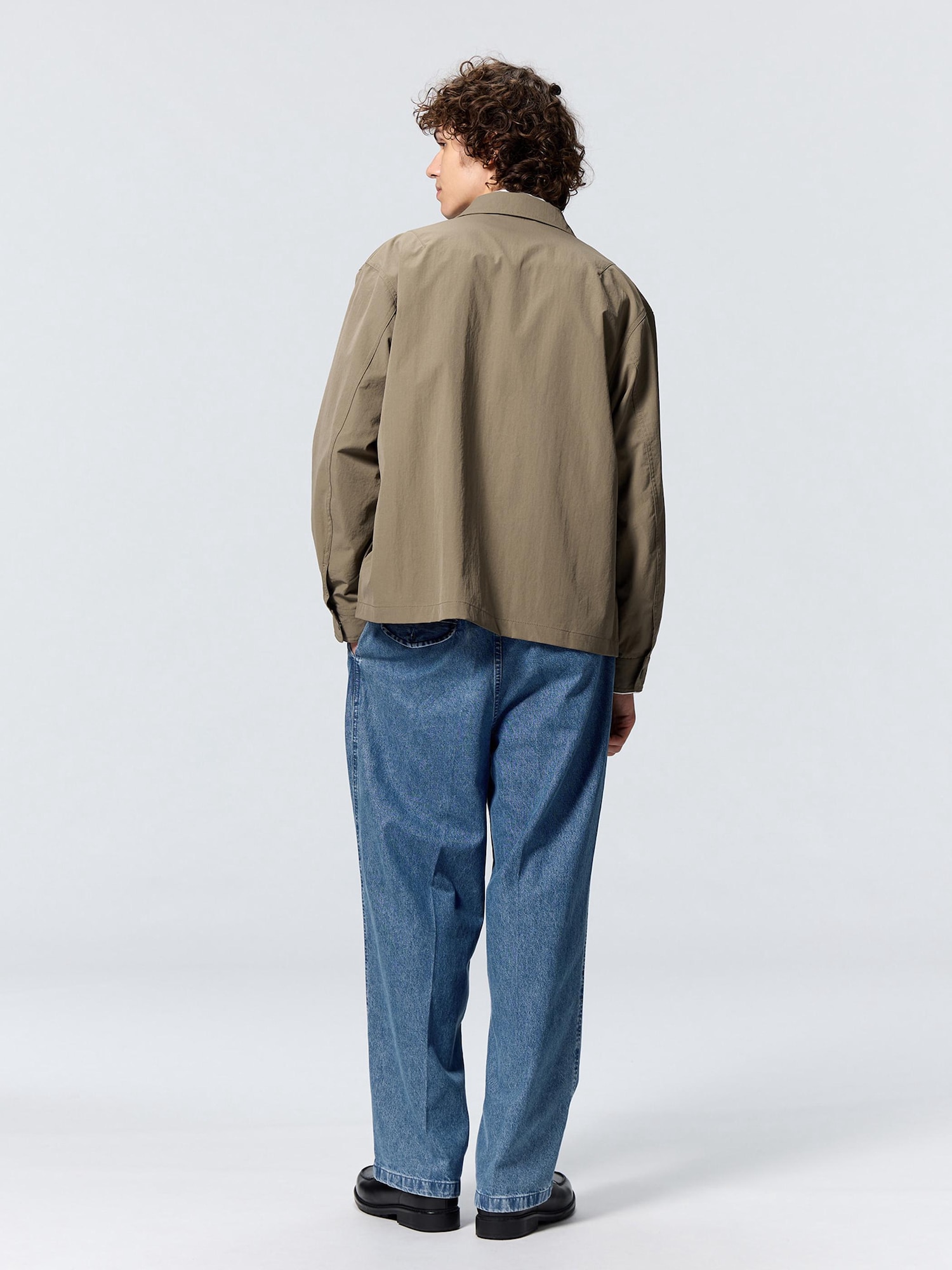 GU公式 | デニムツータックバギースラックス(丈標準71.0～75.0cm)