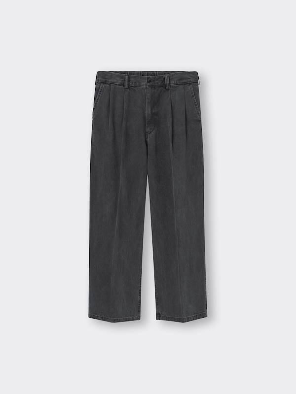 デニムツータックバギースラックス(丈標準71.0～75.0cm)