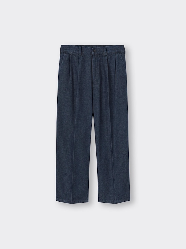 デニムツータックバギースラックス(丈標準71.0～75.0cm)