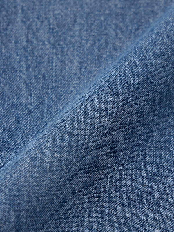 デニムツータックバギースラックス+EC(丈長め80.0cm)