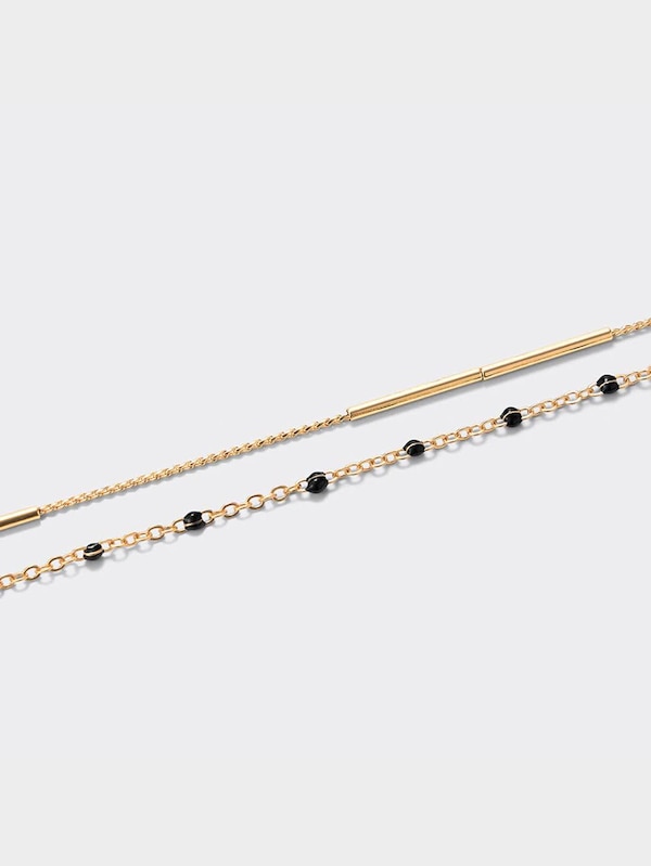 カラー&メタルブレスレット