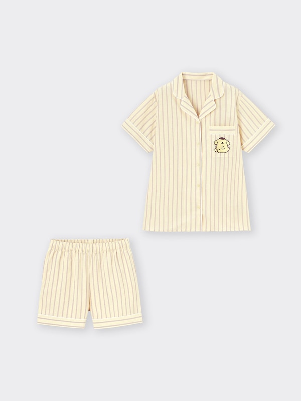 コットンパジャ��マ(半袖&ショートパンツ) Sanrio characters