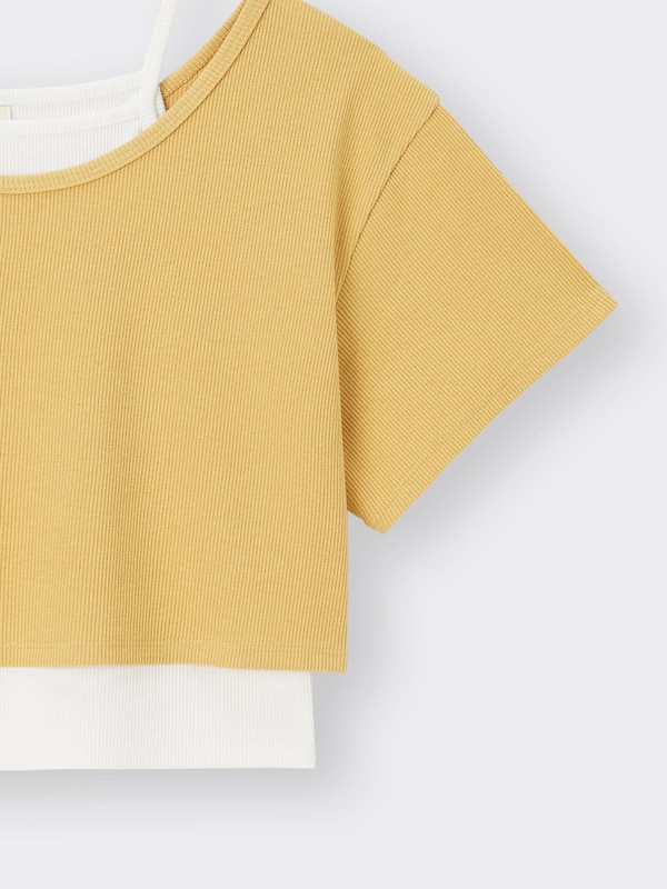 GIRLS2ピースキャミソールレイヤードT JR