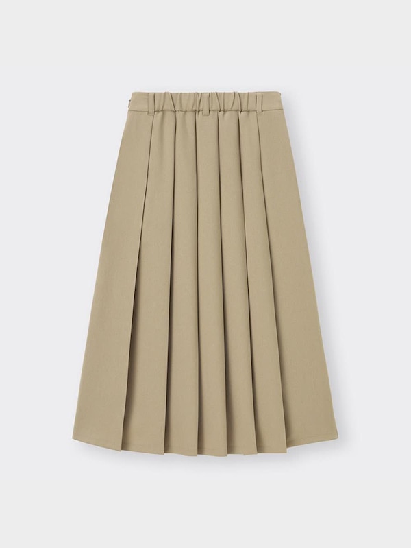 プリーツAラインミディスカートQ+OS(米国仕様)