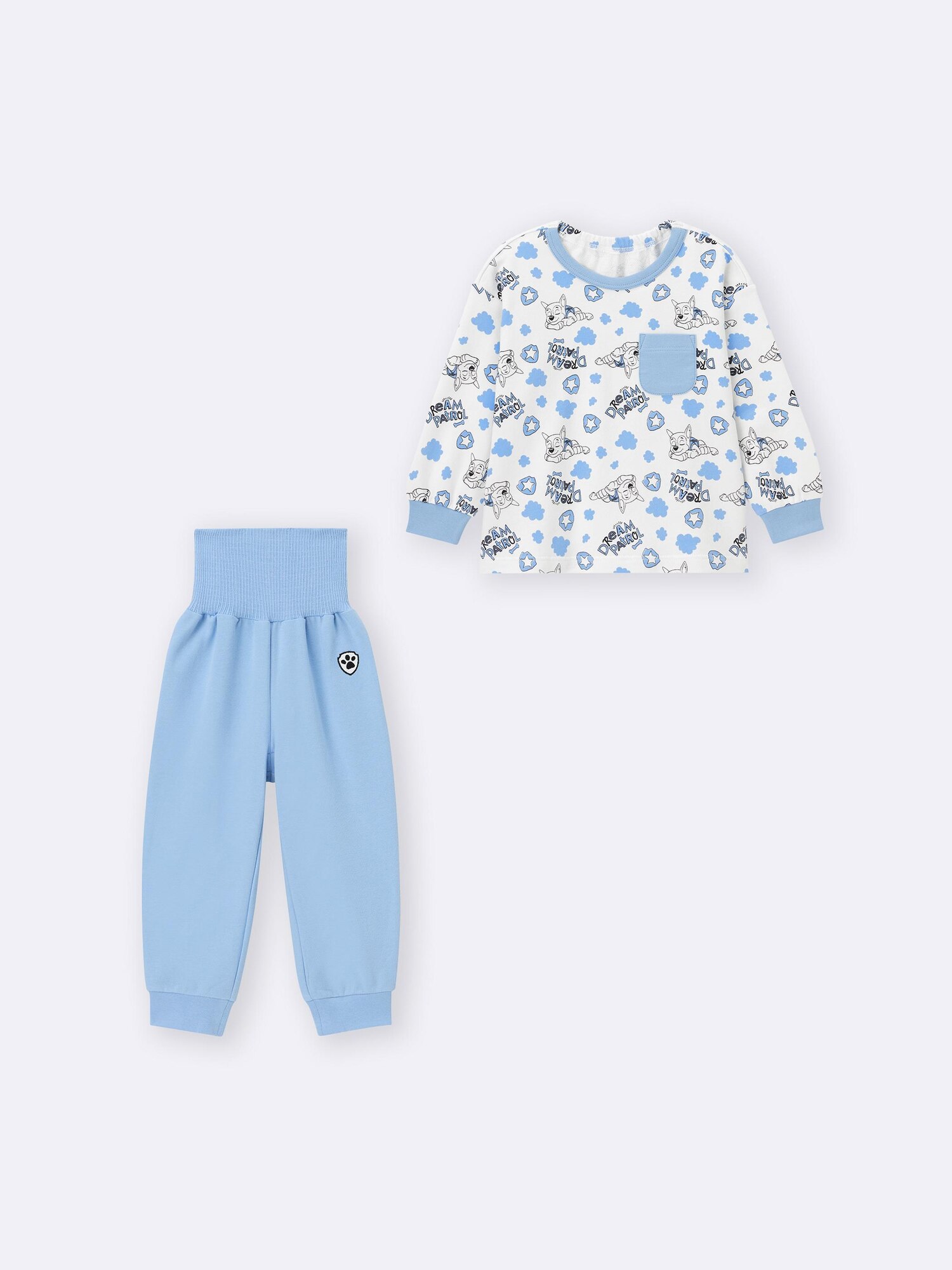GU公式 | BABY(TODDLER)カンタンパジャマ(長袖&ロングパンツ) PAW