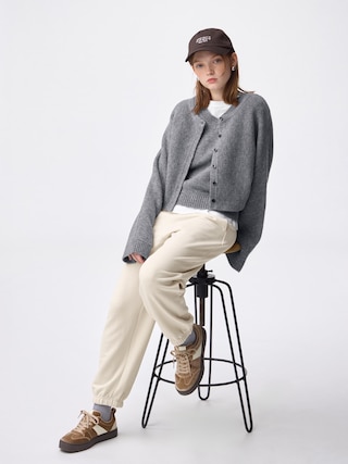 スウェットジョガーパンツ 【レディース】 【Tシャツ・カットソー・ブラフィール】【GU公式/ジーユー】 【NATURAL】