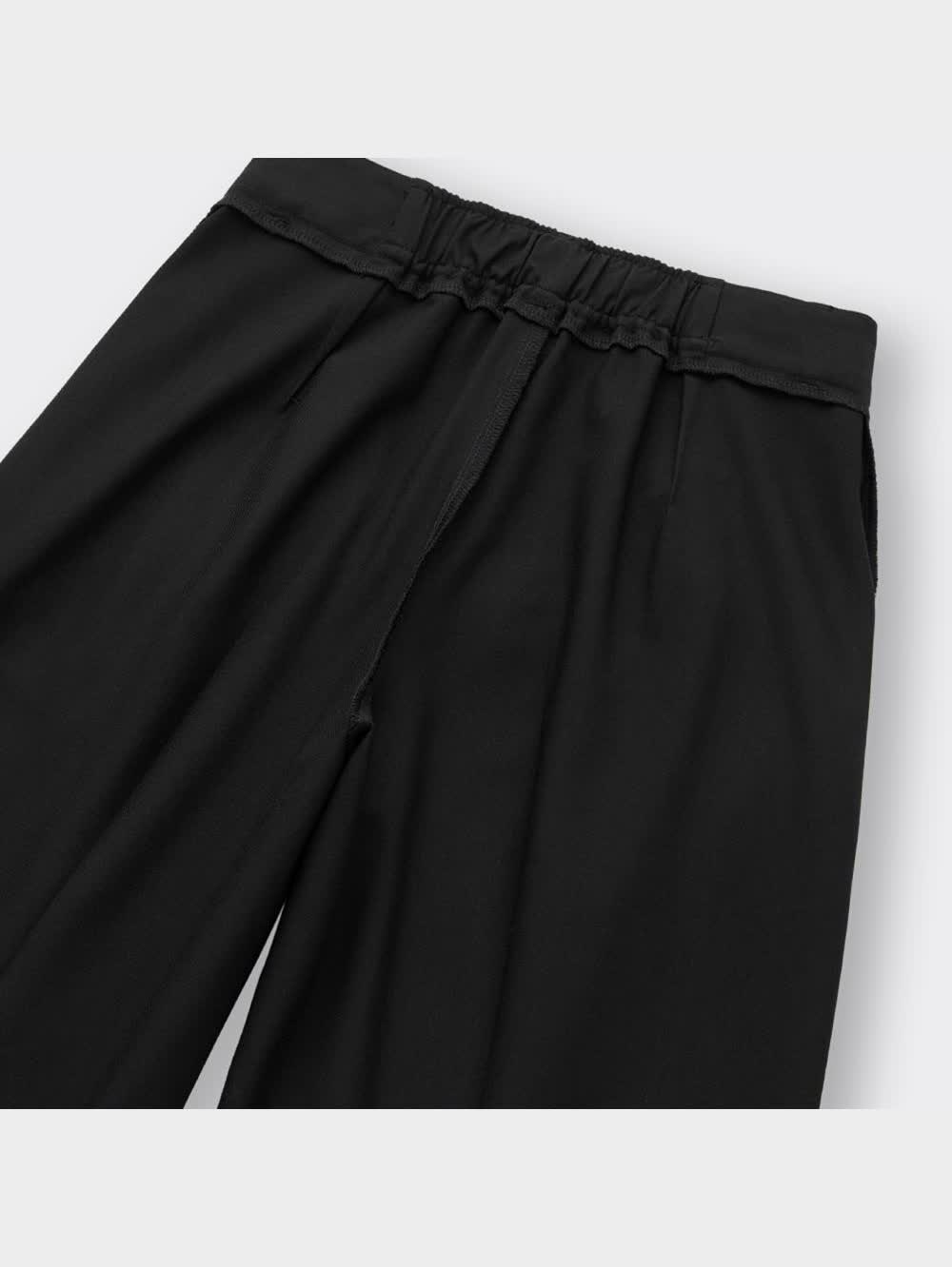 靉区作★ GU公式 | タックワイドパンツ+OS(米国仕様)