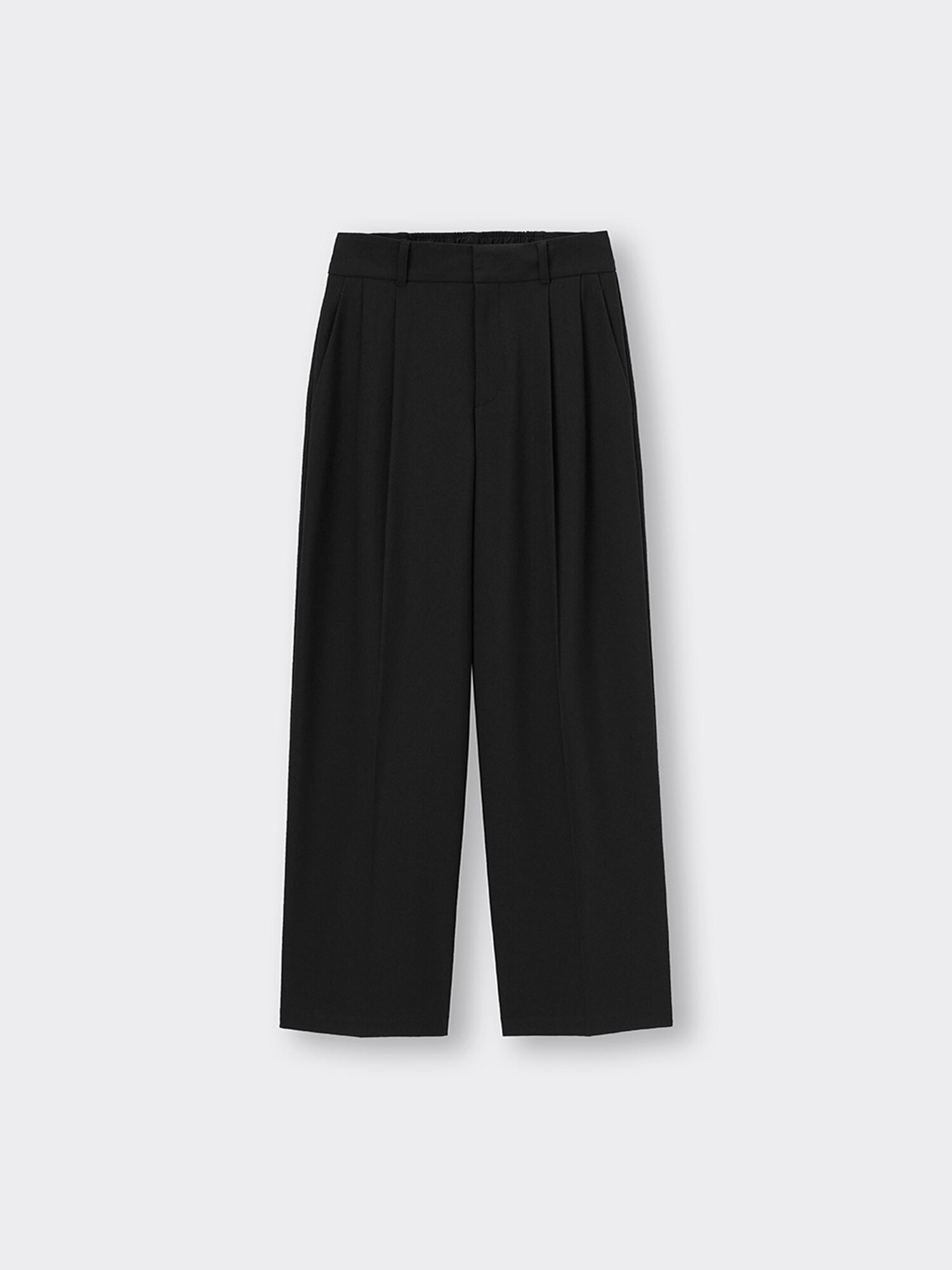 インテリア3点 GU公式 | タックワイドパンツ+OS(米国仕様)