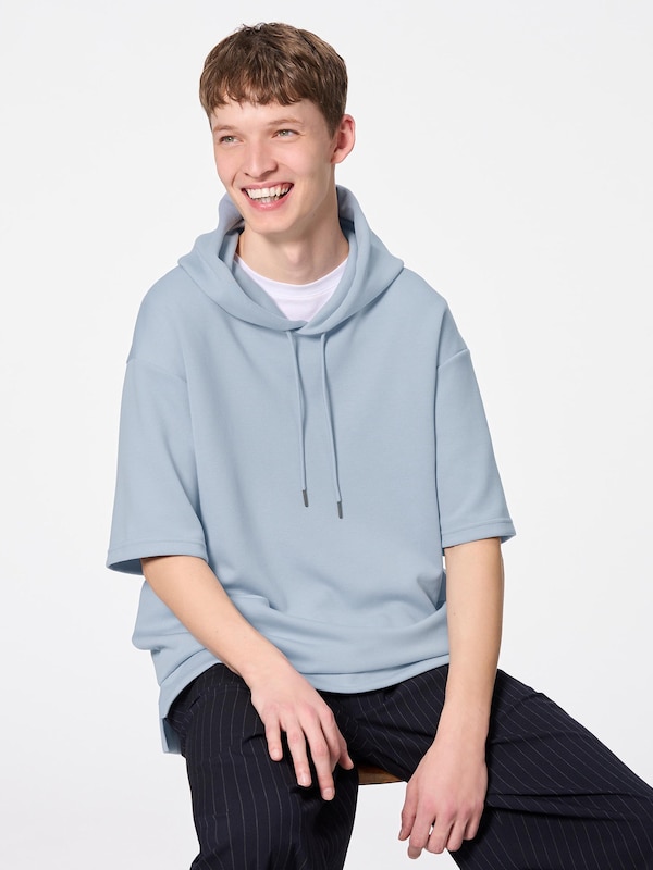 ドライダブルフェイスパーカ(5分袖)