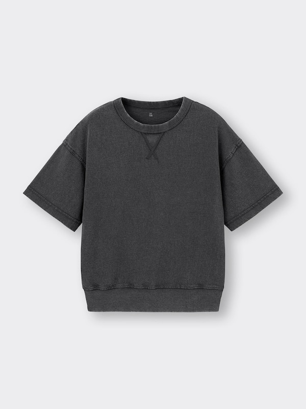KIDSウォッシュドスウェT(5分袖)
